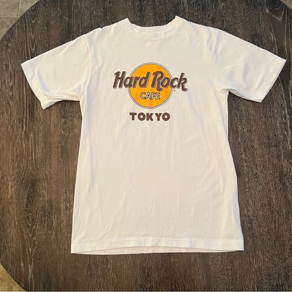 Hard Rock Cafe TOKYO Men's Size L Short Sleeve White Graphic T-Shirt - Picture 1 of 8